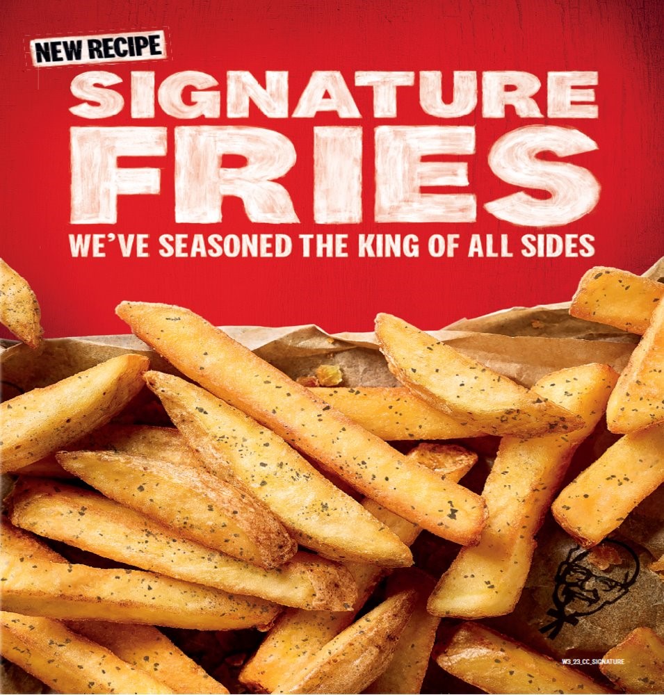 Signature fries KFC