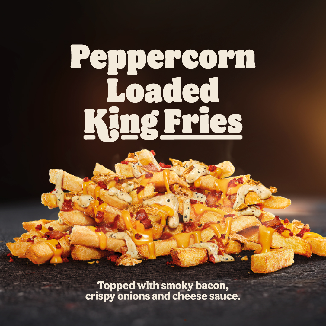 Burger King loaded fries at Welcome Break